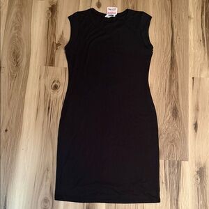 Elegant Black Sleeveless Mini Dress